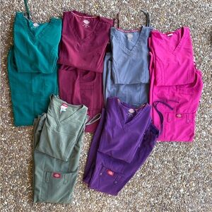 Dickies Multicolor Scrub Set (lot of 6 sets)